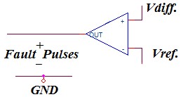 مدار ارائه شده جهت مقایسه و تصمیم­ گیری در مورد وقوع یا عدم وقوع خطای اتصال کوتاه.