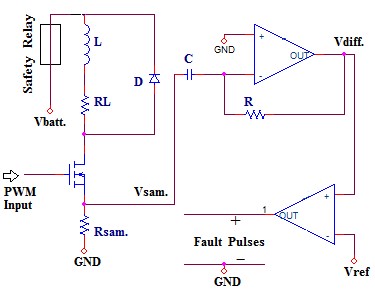 کل مدار ارائه شده جهت راه­ اندازی و آشکارسازی خطای اتصال کوتاه