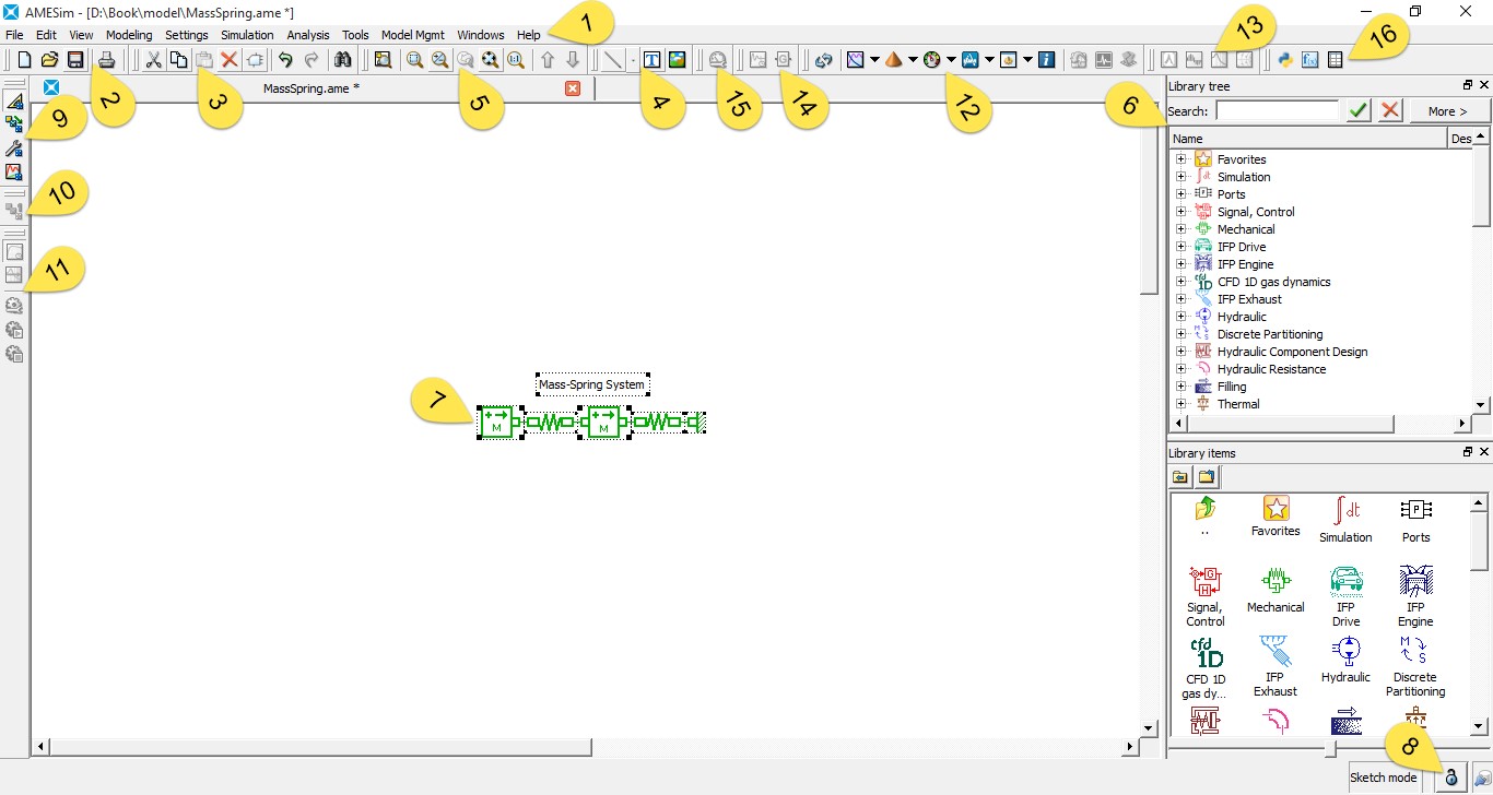 نوار ابزار های مختلف نرم افزار