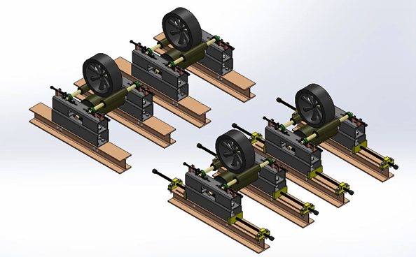 نمای کلی طرح در نرم افزار Solidworks