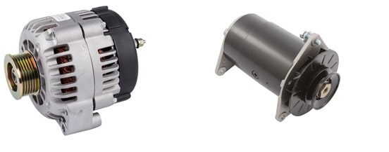 نمونه دینام و آلترناتور