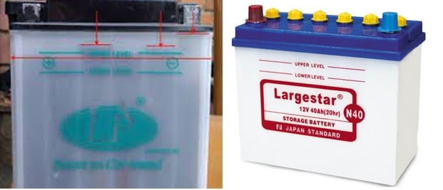 بررسی سطح الکترولیت در باتری‌های استاندارد