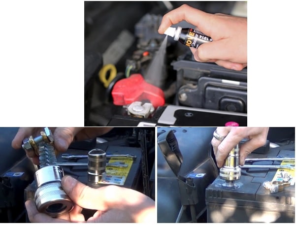 روش تمیزکردن قطب و بست با ابزار مخصوص 