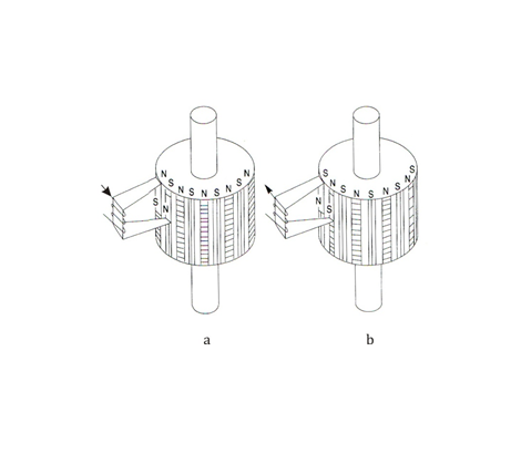 روتور استپر موتور از نوع آهنربای دائم