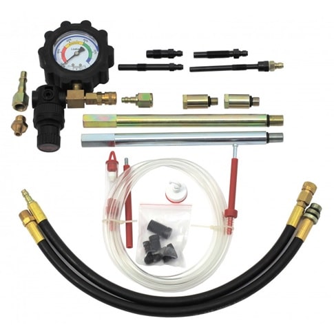 نمونه‌ای از تجهیزات موردنیاز برای آزمایش نشتی 