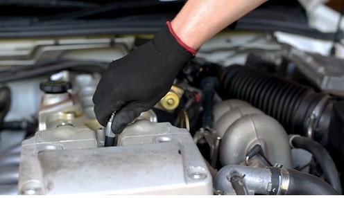 بستن رابط و آداپتور شمع روی سیلندر 