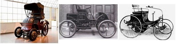 نمونه‌ای از خودروهای دهه 1890 -1900