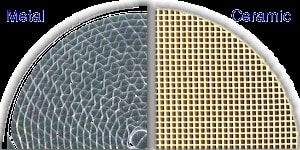 مقایسه مبدل سرامیکی با فلزی