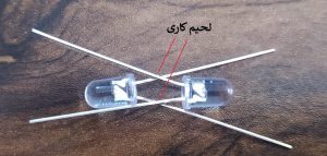 استفاده از دو دیود تک‌رنگ