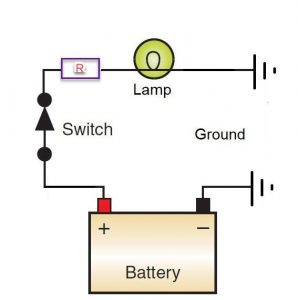 وجود مقاومت در سیم قبل از مصرف‌کننده