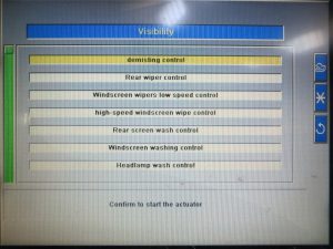 منوی تست عملگرها 