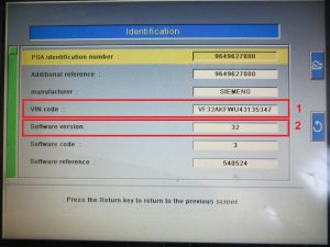 زیر منو Identification