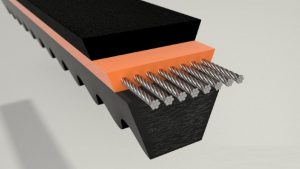 اجزا تسمه ذوزنقه‌ای دندانه‌دار 