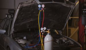 تزریق گاز نیتروژن برای نشتی یابی در مدار 