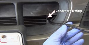 بررسی نشتی در کندانسور 