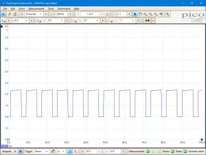 نمونه سیگنال تولید سنسور اثر هال
