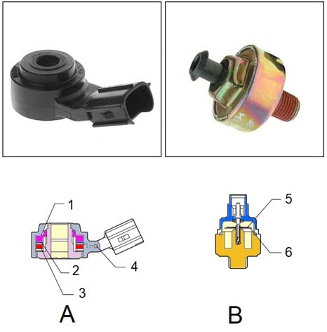 انواع سنسورناک از نوع پیزو