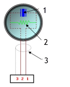 نحوه قرارگرفتن مقاومت در مدار سنسورناک