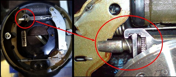 اهرم تنظیم ترمزدستی