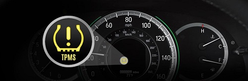 روشن‌شدن چراغ آلارم TPMS