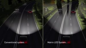 تفاوت عملکرد سیستم معمولی و سیستم ماتریس LED در الگوی روشنایی جاده
