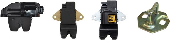 نمونه‌های از قفل در صندوق عقب