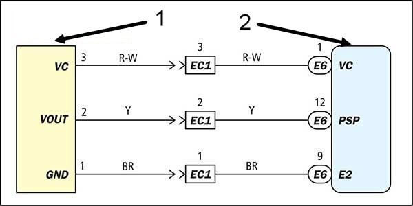 ارتباط بین سنسور فشار هیدرولیک و ECM - تویوتا