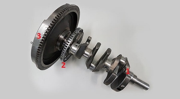 نصب فلایویل روی میل‌لنگ