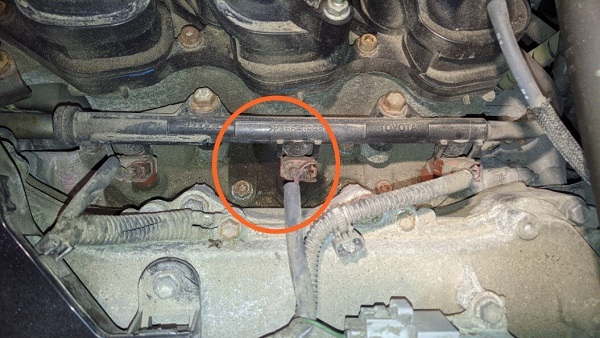 نمونه نشتی خارجی انژکتور