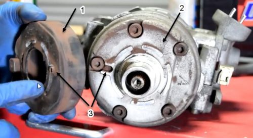 نحوه قرار گرفتن بوبین روی بدنه