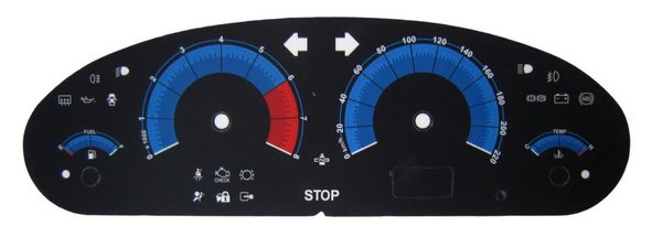 صفحه برد پشت آمپر